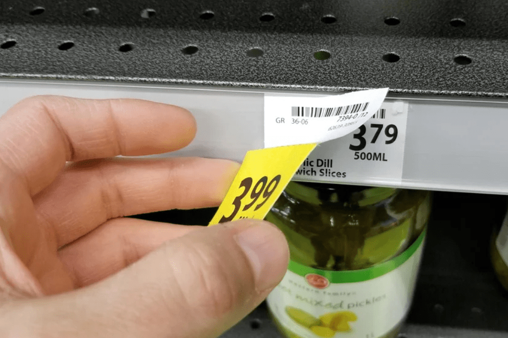 Manual Price Stickers