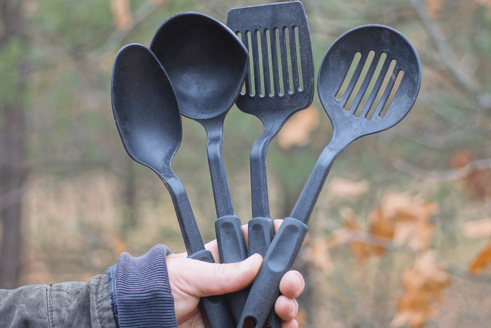 Black Plastic Spatula