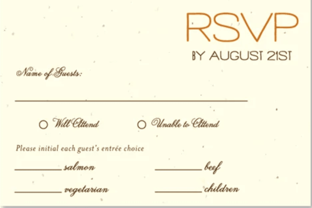 The Formal RSVP