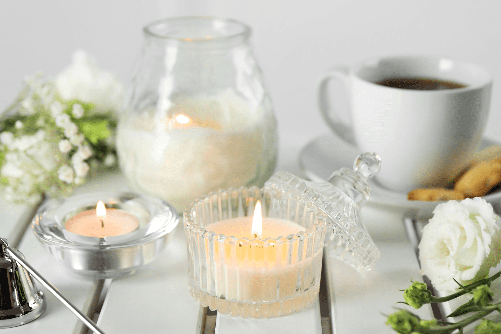 A Tea & Candle Corner