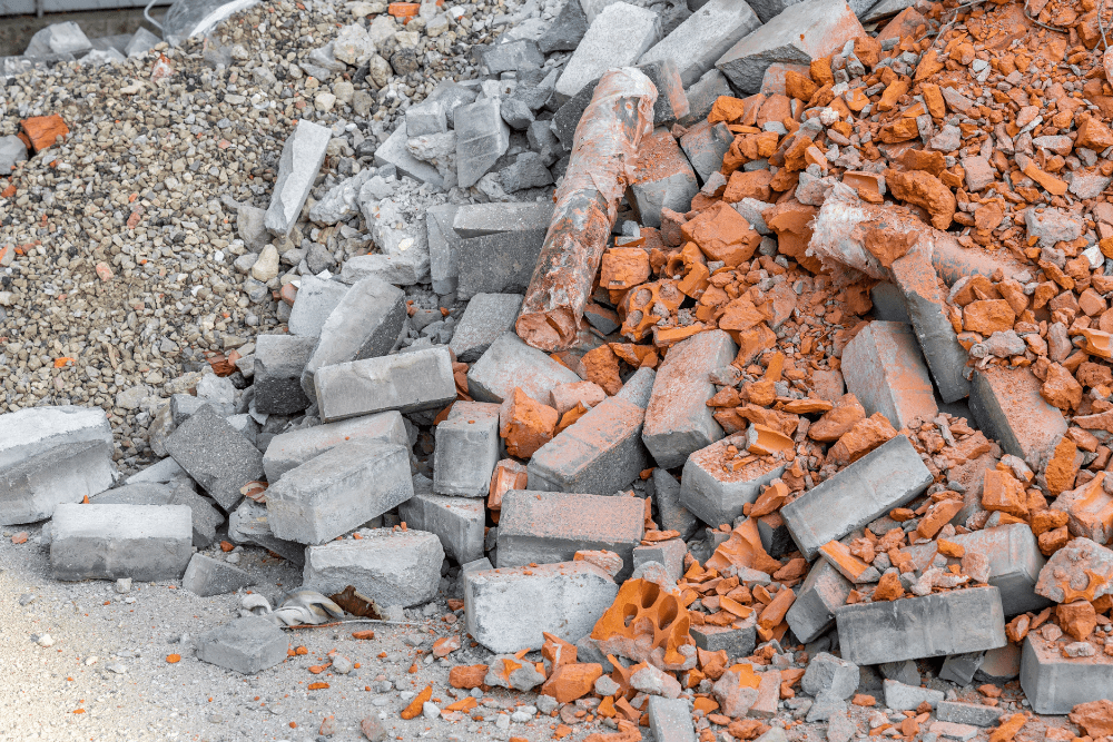 Construction Waste Into New Roads