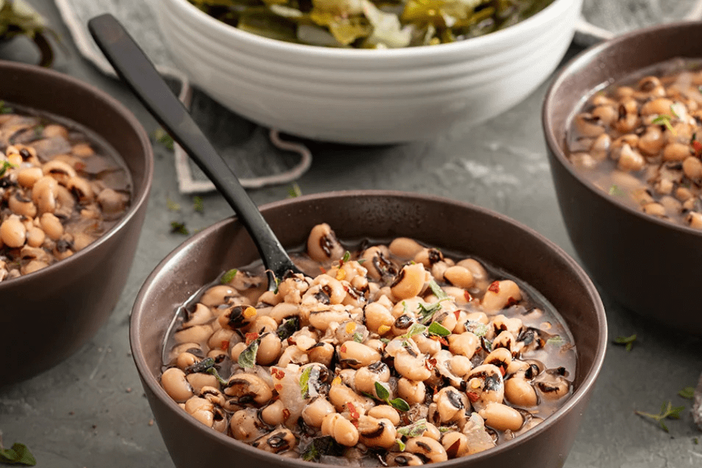 Eating Black-Eyed Peas for Prosperity