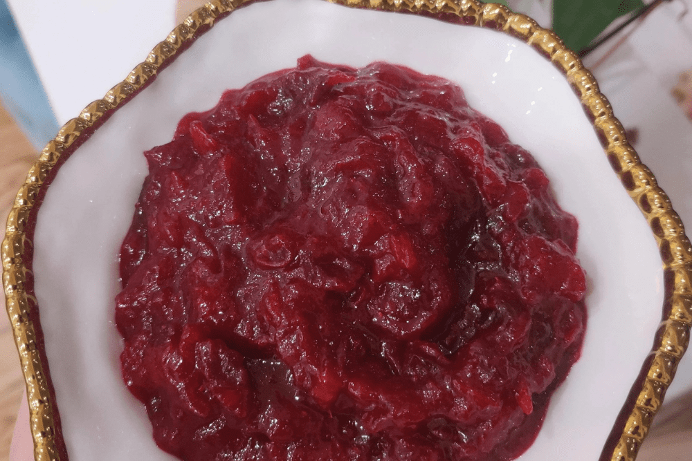 Gochujang Spiked Cranberry Sauce