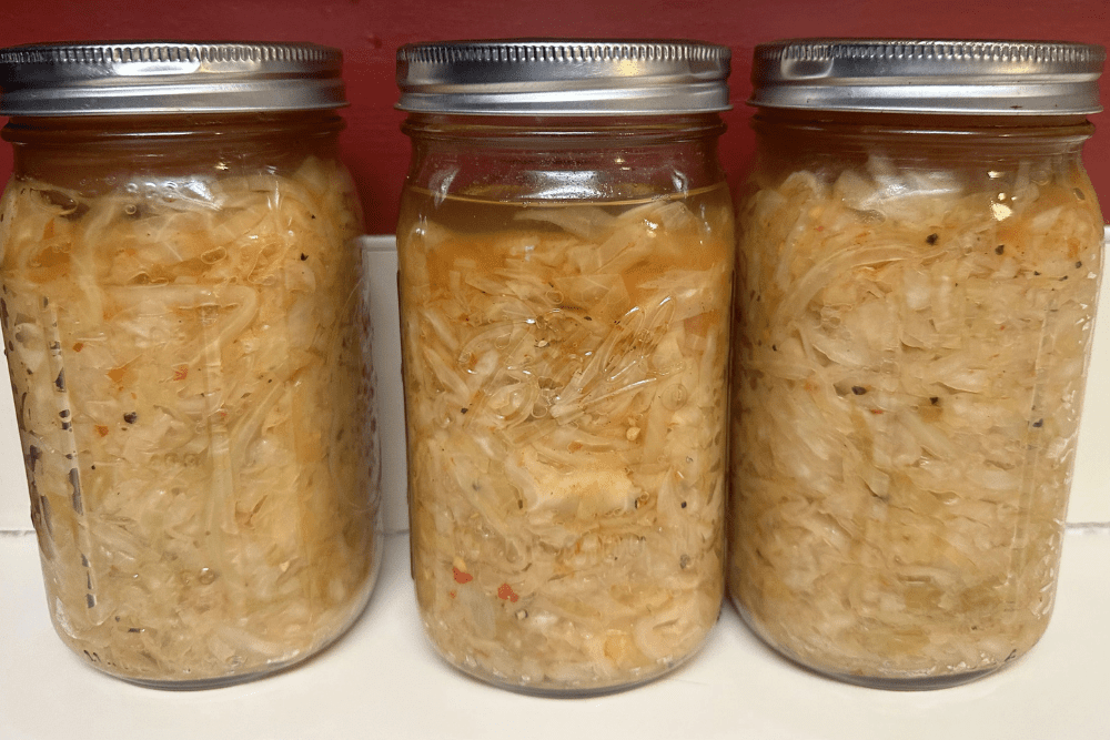 Homemade Sauerkraut
