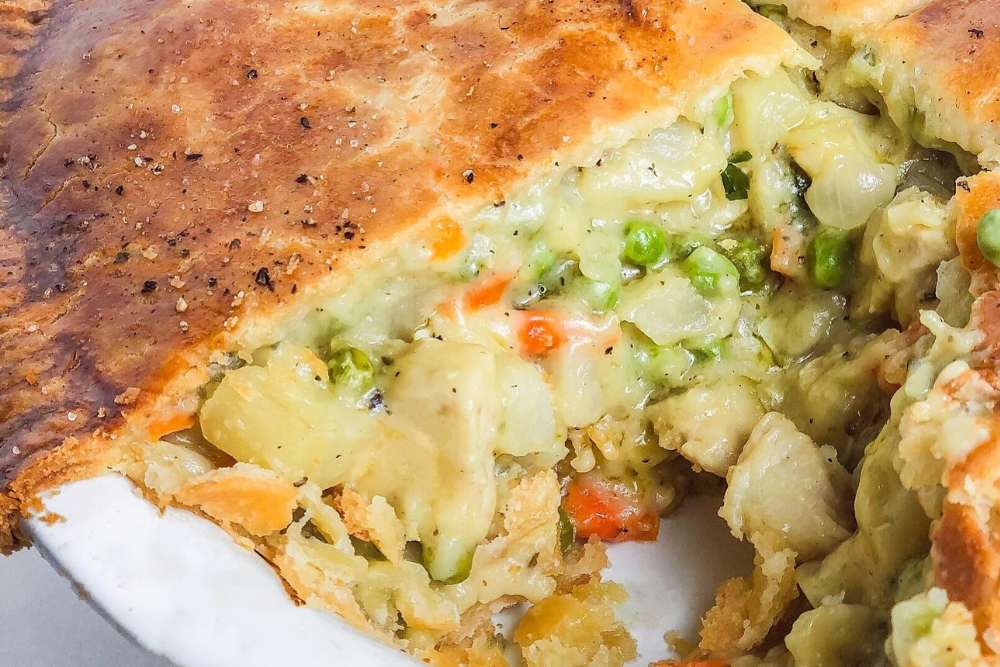 Lightened Up Chicken Pot Pie