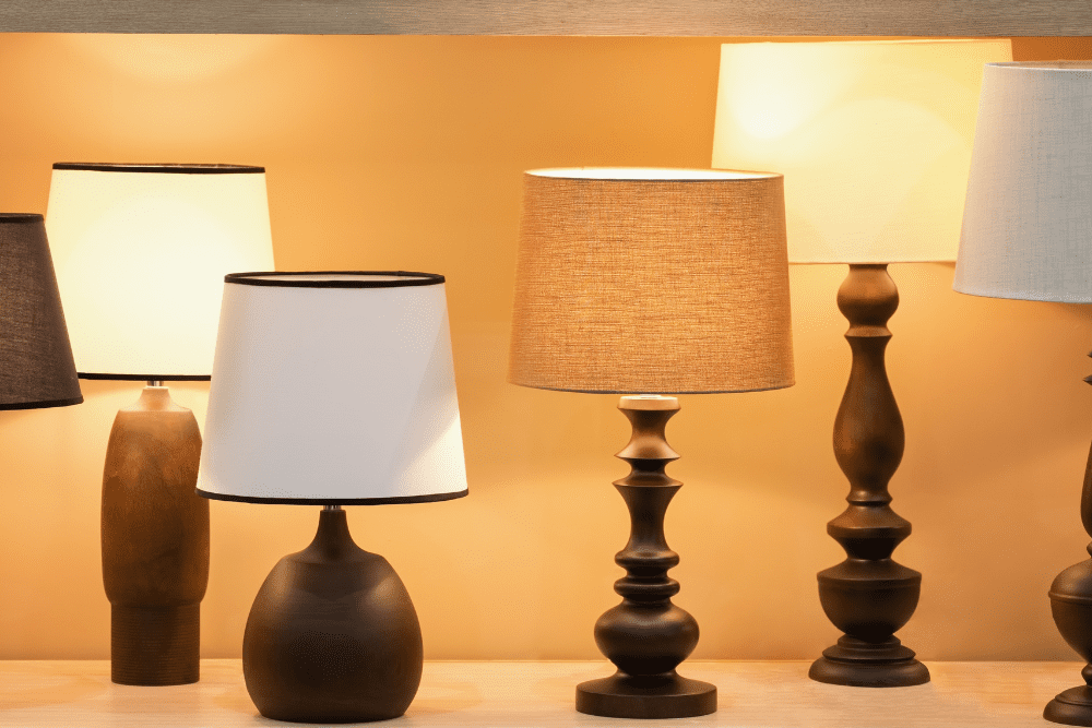Use Fabric Lampshades for a Diffused Glow
