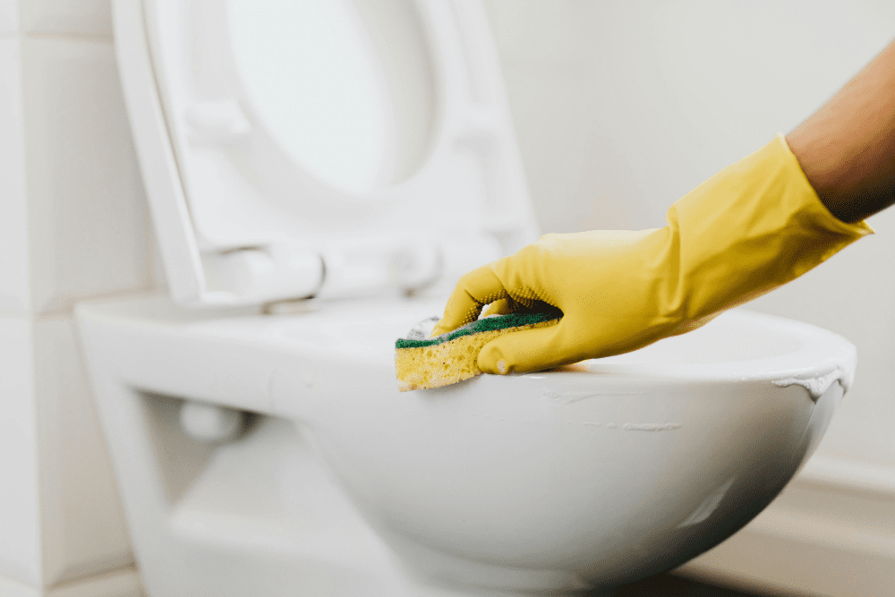 Use Shaving Cream to Deep Clean Your Bathroom