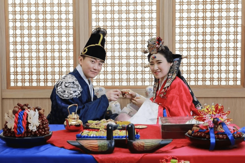 Korea Beating the Grooms Feet with a Fish