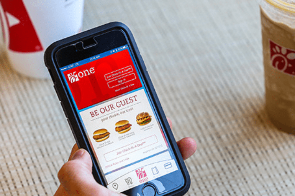 The Chick fil A App and Code Moo for Free Food