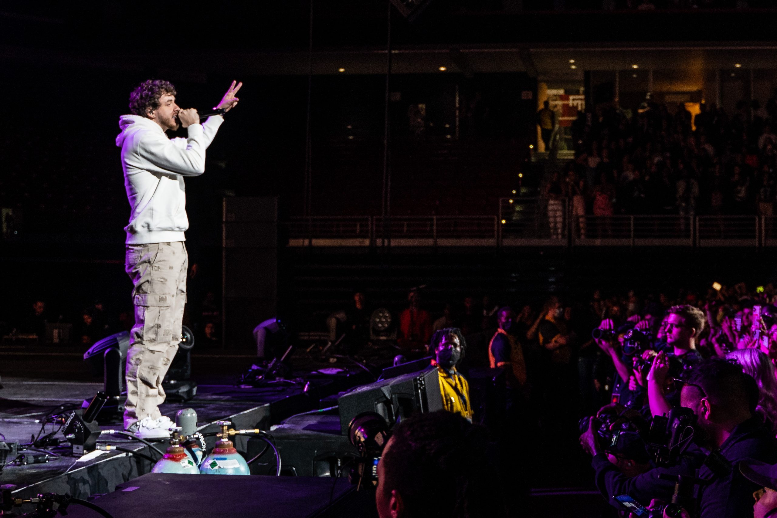 Jack Harlow performing at Owlchella at Temple University