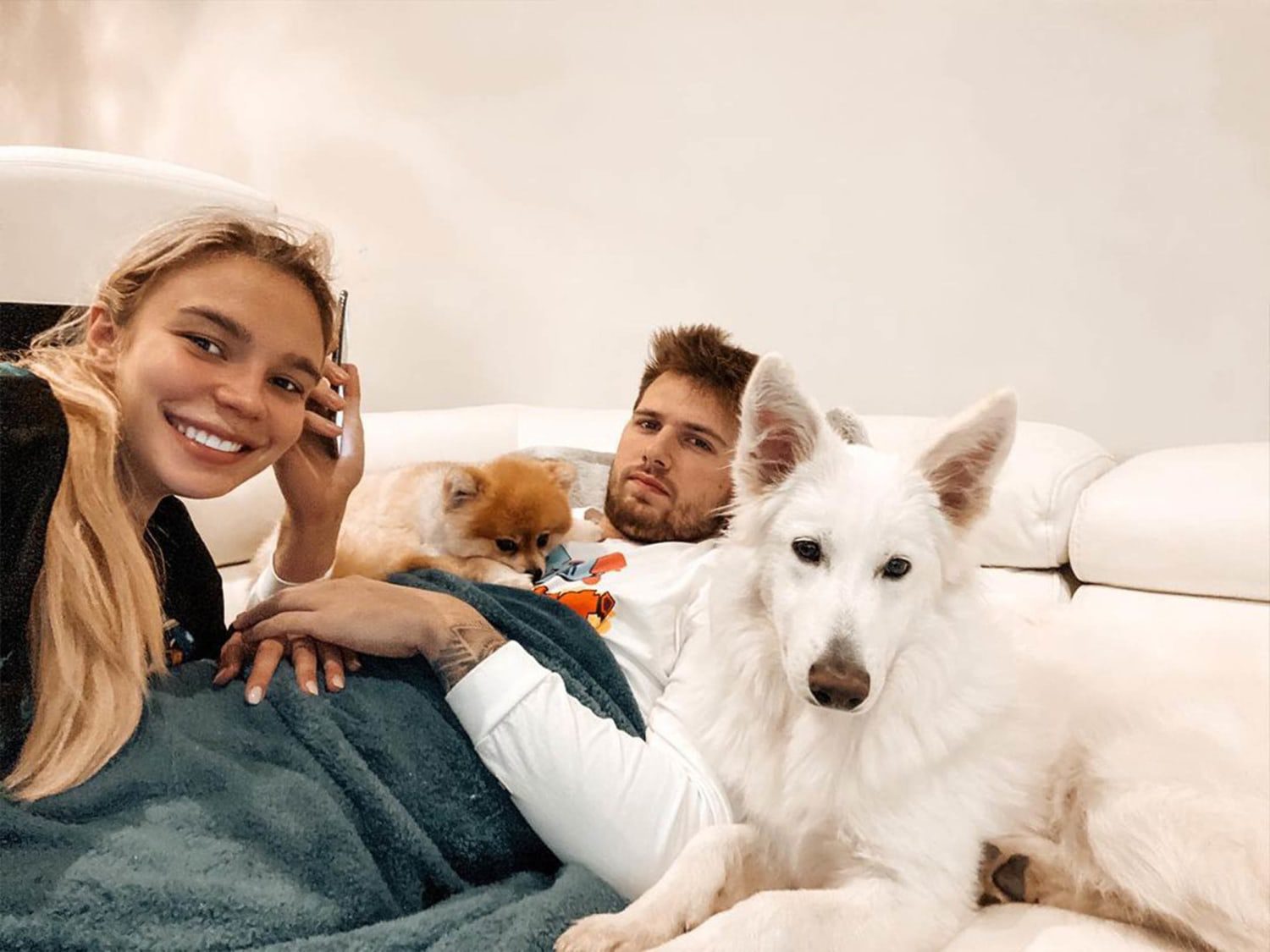 Anamaria Goltes Takes Kids Back to Slovenia and Files for Child Support as Luka Dončić Fairytale Unravels 8 Luka Doncic and Anamaria Goltes couple photo